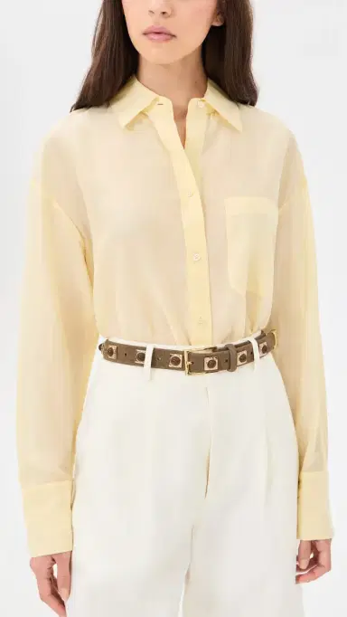 AUREUM No. 2 Mocha Suede Studded Belt Mocha M/L | Thumbnail 3