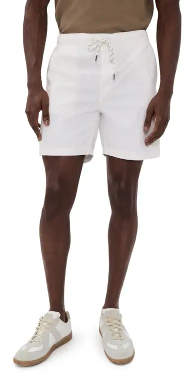Faherty Essential Drawstring Shorts 6 Boneyard White M | Thumbnail 1 Faherty Essential Drawstring Shorts 6 Boneyard White M | Thumbnail 1