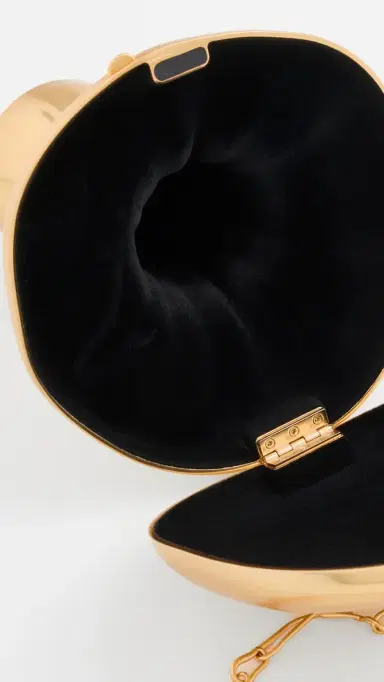 Cult Gaia Fungo Clutch Brushed Brass One Size | Thumbnail 6
