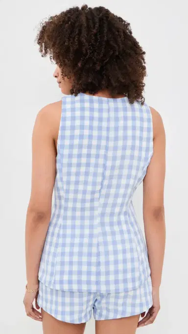 BLANKNYC Beach Picnic Top Blue Combo M | Thumbnail 3