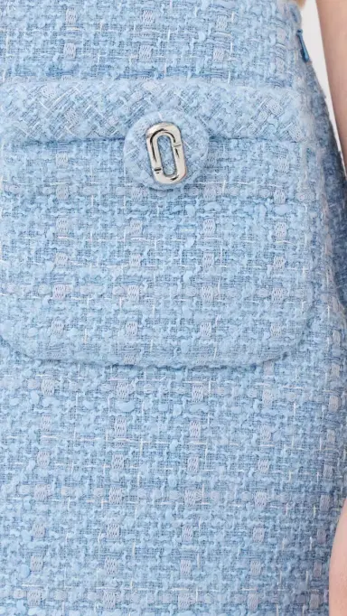 Marc Jacobs Tweed Skirt Blue Mist | Thumbnail 6