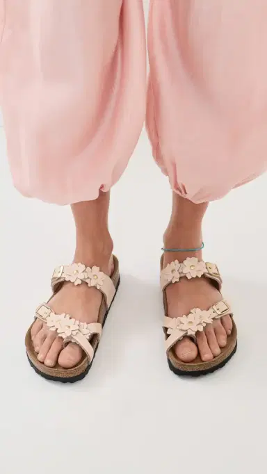 Birkenstock Mayari Flowers Sandals Light Rose | Thumbnail 3