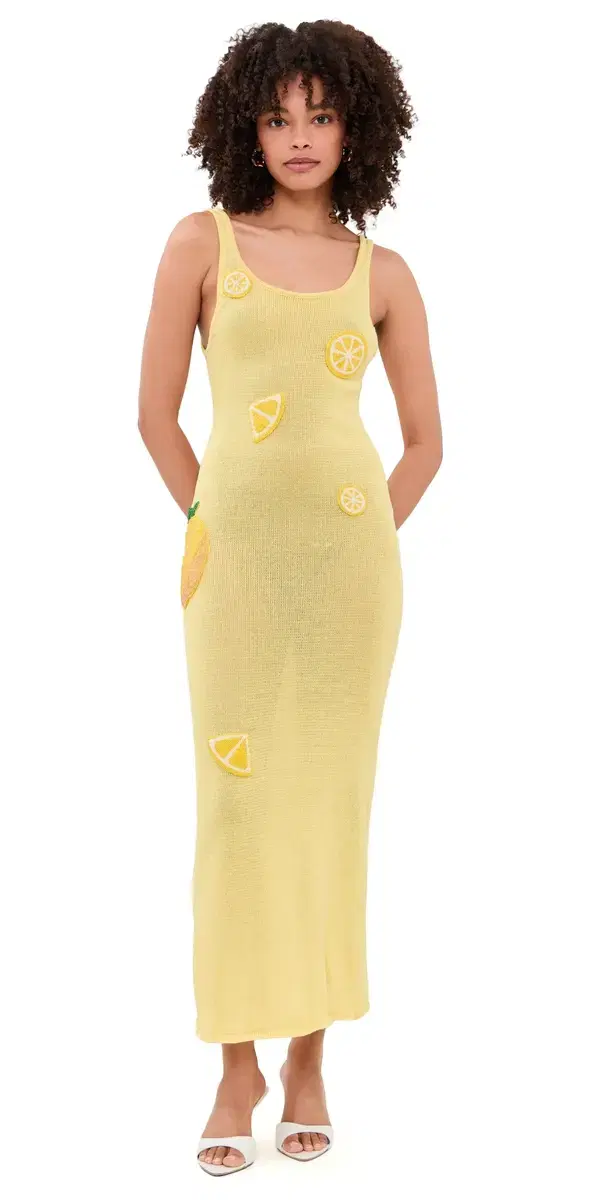 Leslie Amon Citron Knit Tank Dress emon