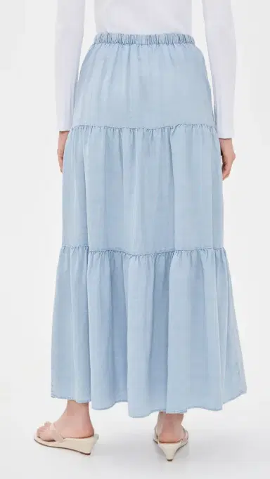 Splendid Melanie Indigo Skirt Bleached Indigo | Thumbnail 3 Splendid Melanie Indigo Skirt Bleached Indigo | Thumbnail 3