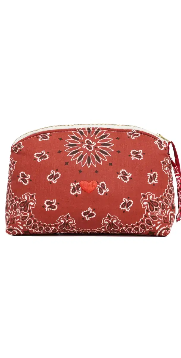 Vanity Large Toiletry Bag Vintage Red/Real Red One Size