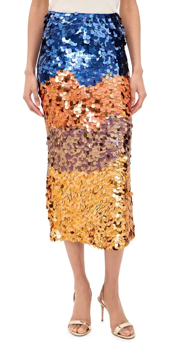 atilde Sequin Knit Skirt oontide