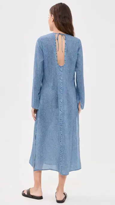 rag & bone Miramar Crinkle Coverup Dress minet M | Thumbnail 3 rag & bone Miramar Crinkle Coverup Dress minet M | Thumbnail 3