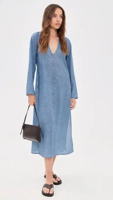 rag & bone Miramar Crinkle Coverup Dress minet M | Thumbnail 5 rag & bone Miramar Crinkle Coverup Dress minet M | Thumbnail 5