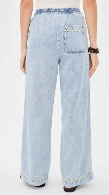 RAILS Campo Pants Bleached Indigo Blanket Stitch L | Thumbnail 3 RAILS Campo Pants Bleached Indigo Blanket Stitch L | Thumbnail 3