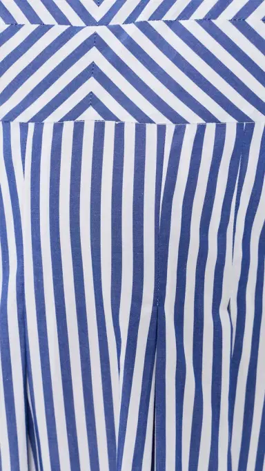 La Ligne Madeline Dress Cobalt/White | Thumbnail 6