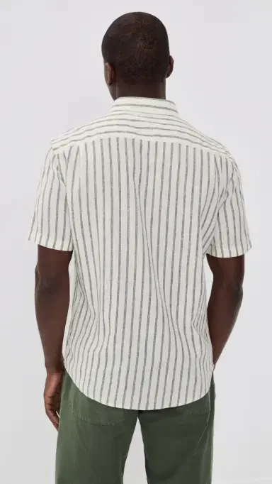 Faherty Breeze Shirt Moonlight Stripe | Thumbnail 3 Faherty Breeze Shirt Moonlight Stripe | Thumbnail 3