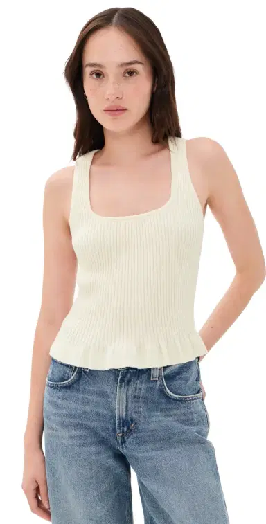 PAIGE Bronwyn Tank Ivory L | Thumbnail 1 PAIGE Bronwyn Tank Ivory L | Thumbnail 1