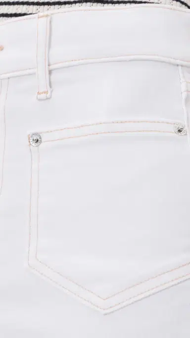 Veronica Beard Jean Carson Ankle Flare Jeans White | Thumbnail 6 Veronica Beard Jean Carson Ankle Flare Jeans White | Thumbnail 6