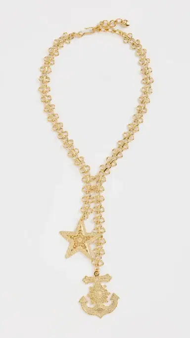 Brinker + Eliza Moonlight Cruise Necklace Gold One Size | Thumbnail 2 Brinker + Eliza Moonlight Cruise Necklace Gold One Size | Thumbnail 2