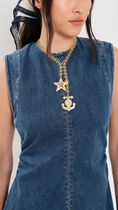 Brinker + Eliza Moonlight Cruise Necklace Gold One Size | Thumbnail 3 Brinker + Eliza Moonlight Cruise Necklace Gold One Size | Thumbnail 3