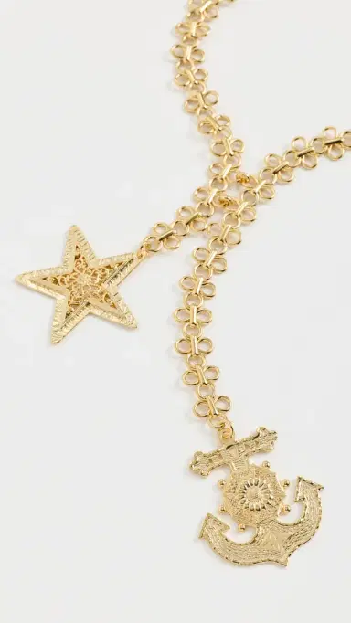 Brinker + Eliza Moonlight Cruise Necklace Gold One Size | Thumbnail 4 Brinker + Eliza Moonlight Cruise Necklace Gold One Size | Thumbnail 4