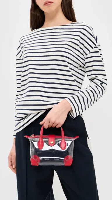 Stoney Clover Lane Pouchette Crossbody Bag Red One Size | Thumbnail 3 Stoney Clover Lane Pouchette Crossbody Bag Red One Size | Thumbnail 3