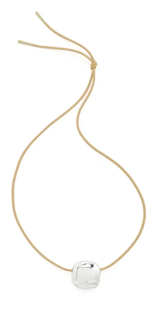 JENNY BIRD Rue Rope Necklace High Polish Silver One Size