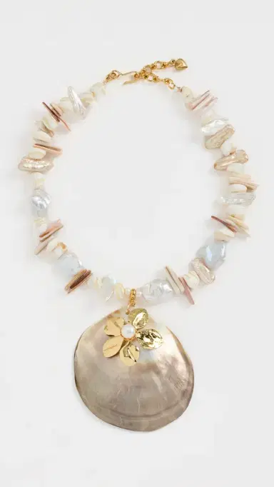 Brinker + Eliza Emme Necklace Pearl/Shell | Thumbnail 2 Brinker + Eliza Emme Necklace Pearl/Shell | Thumbnail 2