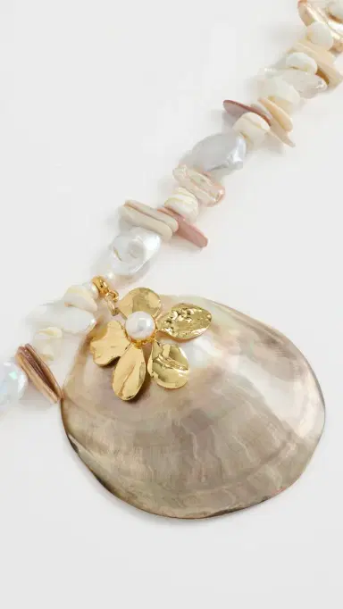 Brinker + Eliza Emme Necklace Pearl/Shell | Thumbnail 4 Brinker + Eliza Emme Necklace Pearl/Shell | Thumbnail 4