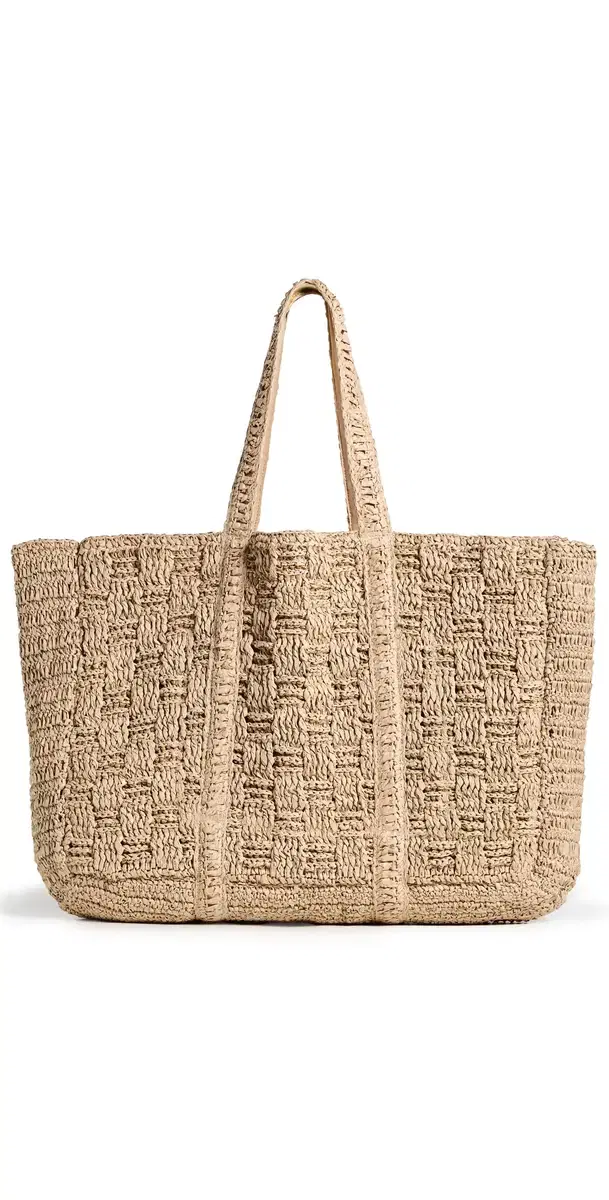 Faherty Extra Large Tote Natural One Size