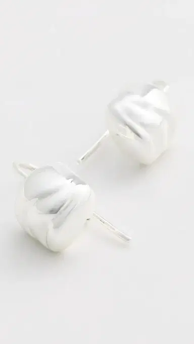 Jenny Bird Rue Drop Earrings Silver One Size | Thumbnail 4