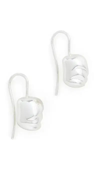 Jenny Bird Rue Drop Earrings Silver One Size | Thumbnail 5