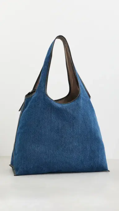 3.1 Phillip Lim Suede Quilted Denim Market Tote | Thumbnail 4 3.1 Phillip Lim Suede Quilted Denim Market Tote | Thumbnail 4