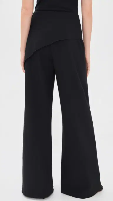 La Ligne Wrap Skirt Colby Pants Black | Thumbnail 3
