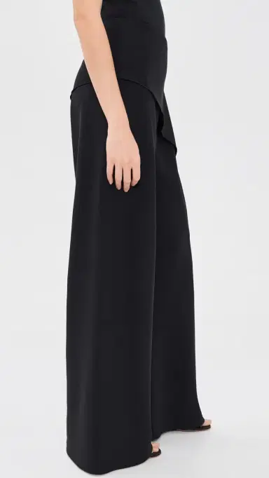 La Ligne Wrap Skirt Colby Pants Black | Thumbnail 4