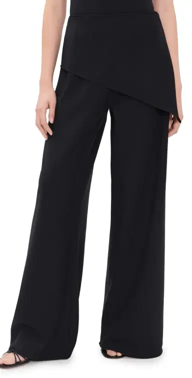 La Ligne Wrap Skirt Colby Pants Black | Thumbnail 1