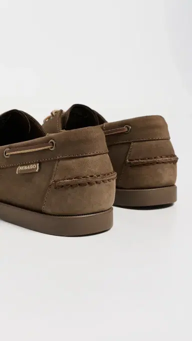 Sebago Docksides Portland Nubuck Boat Shoes Taupe 8 | Thumbnail 3 Sebago Docksides Portland Nubuck Boat Shoes Taupe 8 | Thumbnail 3
