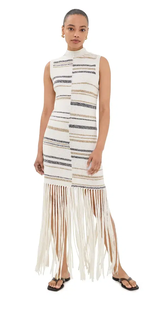 TWP Fringe Sleeveless Dress  ulti