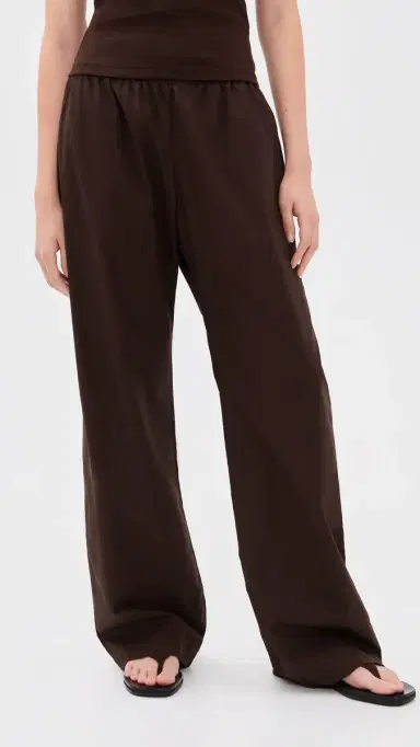 DONNI. The Pop Simple Pants Espresso | Thumbnail 2 DONNI. The Pop Simple Pants Espresso | Thumbnail 2