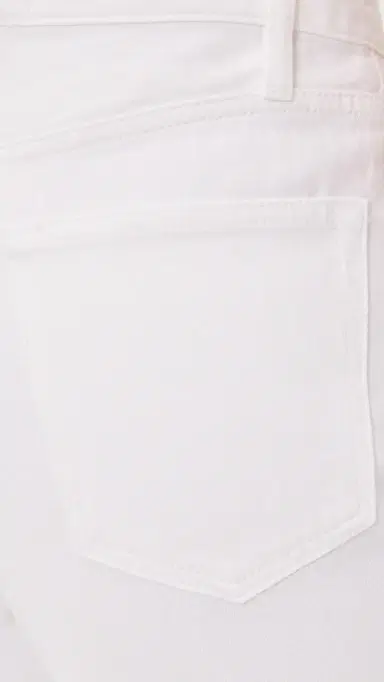 Frame The Eyelet Wide Flare Jeans White | Thumbnail 6 Frame The Eyelet Wide Flare Jeans White | Thumbnail 6