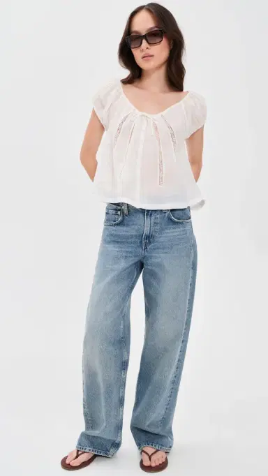 Citizens of Humanity Tatev Blouse White | Thumbnail 5 Citizens of Humanity Tatev Blouse White | Thumbnail 5