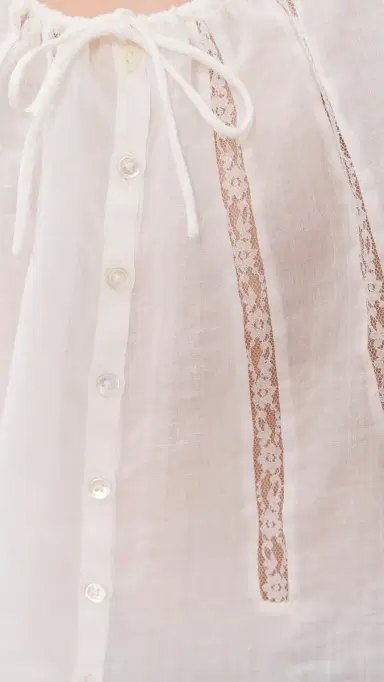 Citizens of Humanity Tatev Blouse White | Thumbnail 6 Citizens of Humanity Tatev Blouse White | Thumbnail 6