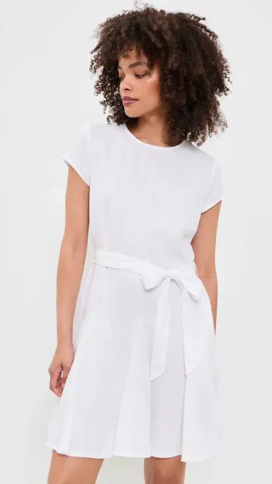 Splendid Lydia Linen Mini Dress White | Thumbnail 2