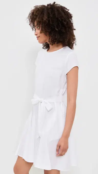 Splendid Lydia Linen Mini Dress White | Thumbnail 4