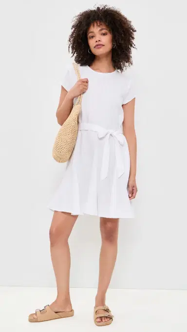 Splendid Lydia Linen Mini Dress White | Thumbnail 5