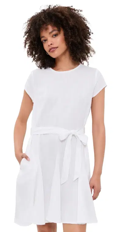 Splendid Lydia Linen Mini Dress White | Thumbnail 1