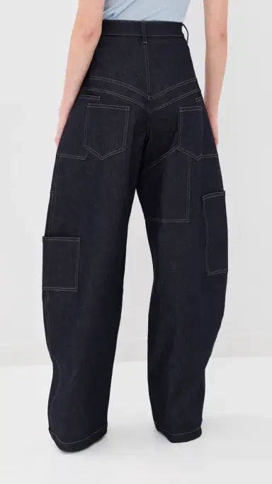 Tolu Coker Banana Pants Navy | Thumbnail 3