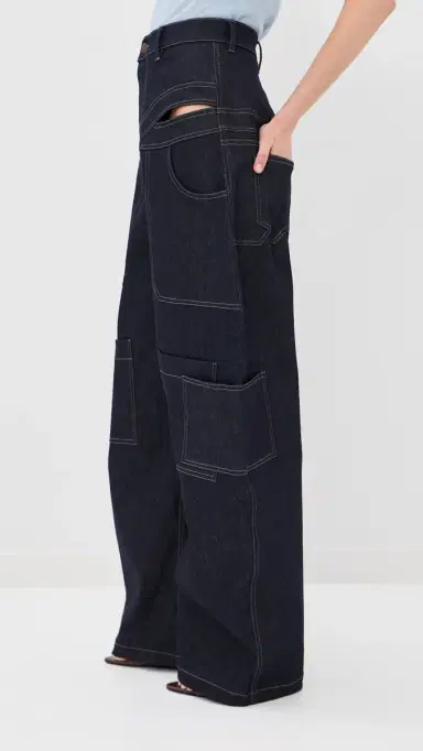 Tolu Coker Banana Pants Navy | Thumbnail 4