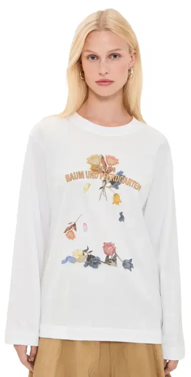 Baum und Pferdgarten Jeevona T-Shirt Baum Falling Flowers | Thumbnail 1