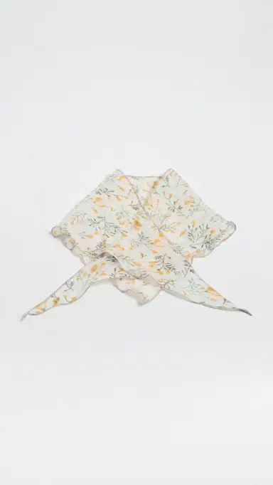 Lele Sadoughi Linen Triangle Scarf | Thumbnail 2