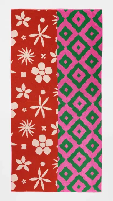 Dusen Dusen Beach Towel Peony One Size | Thumbnail 3 Dusen Dusen Beach Towel Peony One Size | Thumbnail 3