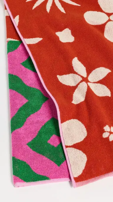 Dusen Dusen Beach Towel Peony One Size | Thumbnail 4 Dusen Dusen Beach Towel Peony One Size | Thumbnail 4