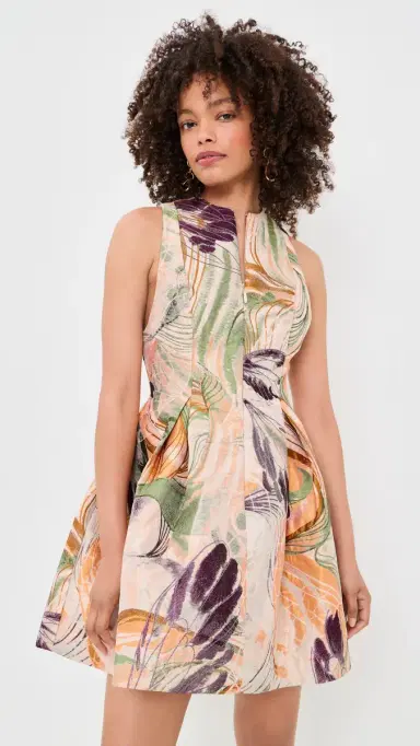 Andrea Iyamah Venti Jacquard Dress Vibra Jacquard | Thumbnail 2