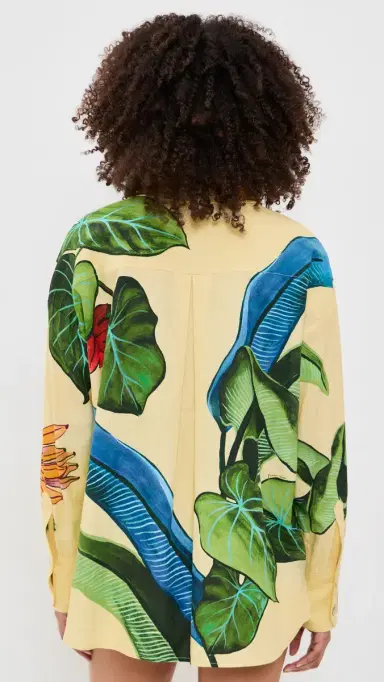 Farm Rio Banana Grapes Shirt Banana Grapes Yellow | Thumbnail 3