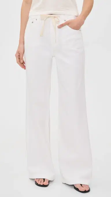 Pistola Jadyn Drawstring Jeans Optic White 31 | Thumbnail 2